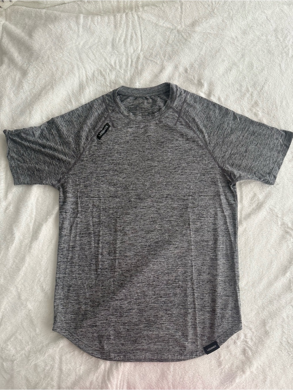 Legends Men's Gray Performance Heather Crew Neck Shirt